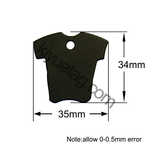 100Pcs/Set Cloth Dog ID Tags Aluminum Pendant