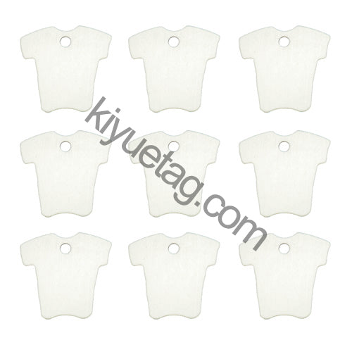 100Pcs/Set Cloth Dog ID Tags Aluminum Pendant