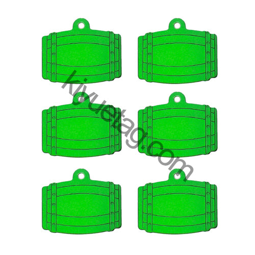 100Pcs/Set Bucket Dog ID Tags Aluminum Pendant