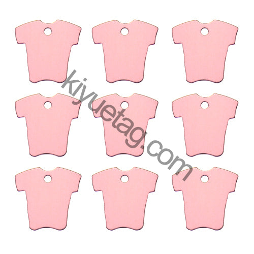 100Pcs/Set Cloth Dog ID Tags Aluminum Pendant