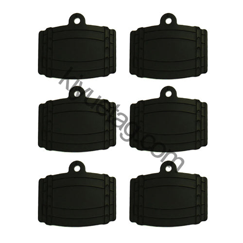 100Pcs/Set Bucket Dog ID Tags Aluminum Pendant
