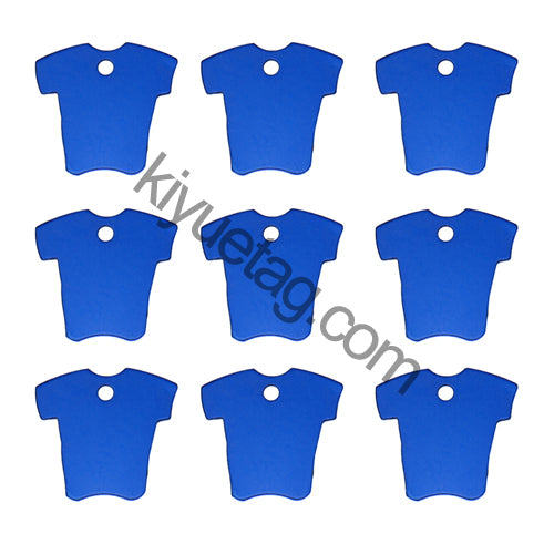 100Pcs/Set Cloth Dog ID Tags Aluminum Pendant