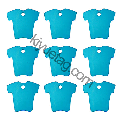 100Pcs/Set Cloth Dog ID Tags Aluminum Pendant