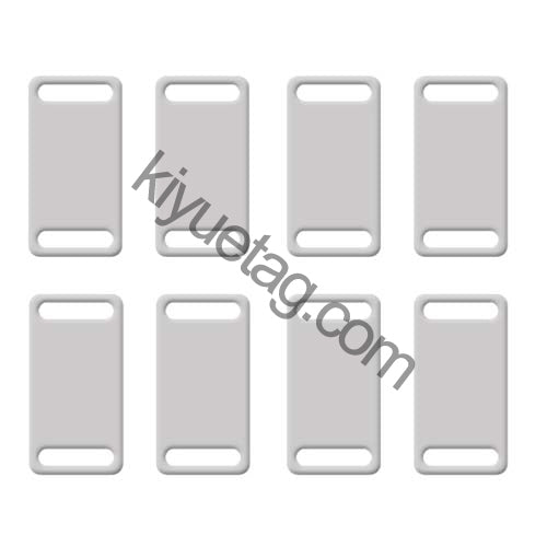 100Pcs/Set Square Plates Dog ID Tags Aluminum Pendant