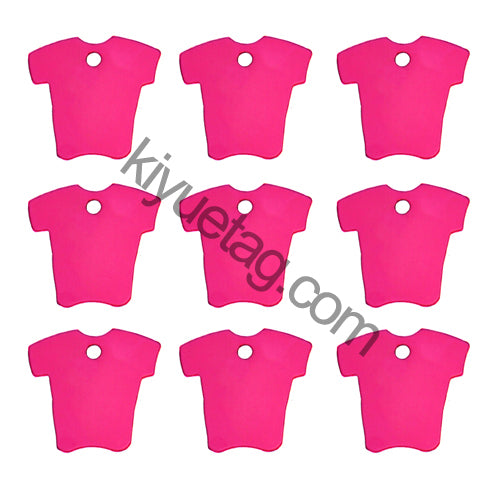 100Pcs/Set Cloth Dog ID Tags Aluminum Pendant