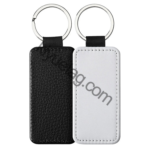 Wholesale 100 50 20PCS Sublimation PU Blanks Tag Dog Tag For Diy Keychain