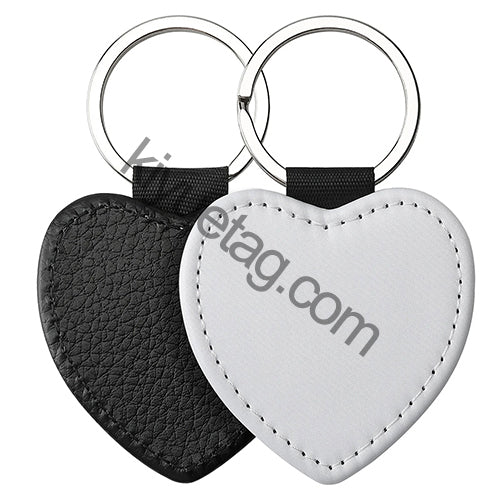 Wholesale 100 50 20PCS Sublimation PU Blanks Tag Dog Tag For Diy Keychain