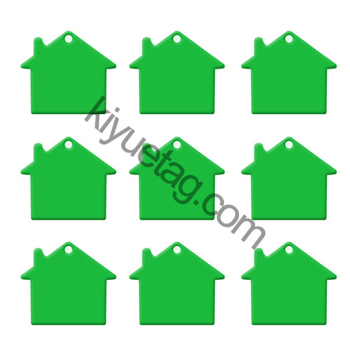 100Pcs/Set House Dog ID Tags Aluminum Pendant