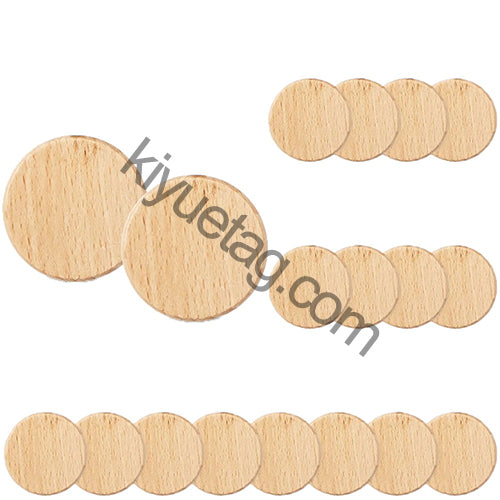 Wholesale 100/50Pcs Round Wood Keychain Blanks Keychain Key Ring Key Pendants Gifts