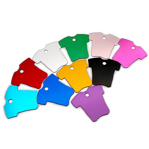 100Pcs/Set Cloth Dog ID Tags Aluminum Pendant
