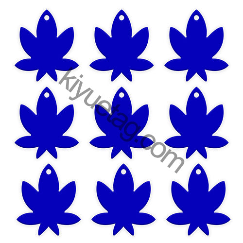 100Pcs/Set Maple Leaf Dog ID Tags Aluminum Pendant