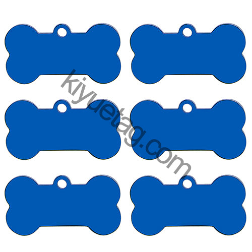 Wholesale 100 Pieces Stainless Steel Bone Pet Identity Dog ID Tag Personalized Laser Custom Cat Collar Accessories