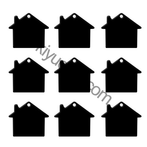 100Pcs/Set House Dog ID Tags Aluminum Pendant