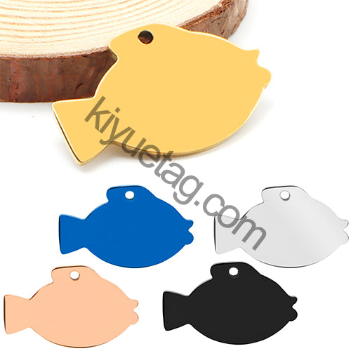 100PCS Dog Id Tag Personalized Pet Keychain Engraved Master Name for Cat Puppy Collar Tag Pendant Keyring Fish Wlaking Outside