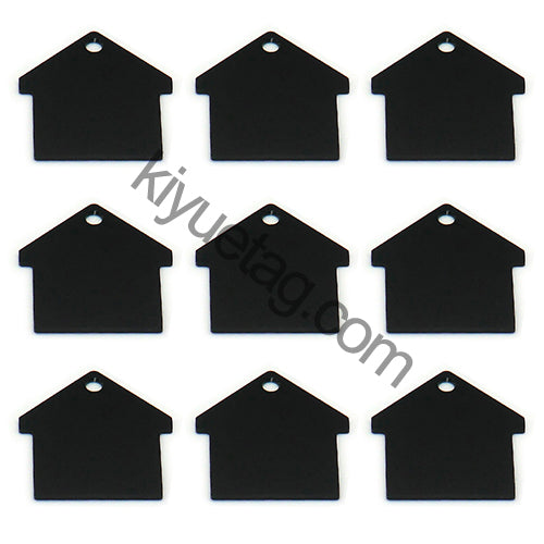100Pcs/Set New House Dog ID Tags Aluminum Pendant