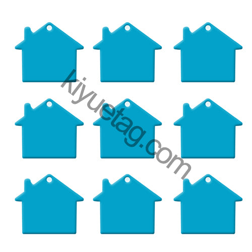 100Pcs/Set House Dog ID Tags Aluminum Pendant