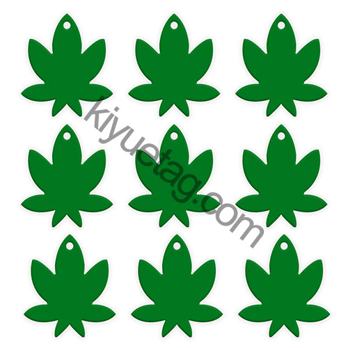 100Pcs/Set Maple Leaf Dog ID Tags Aluminum Pendant