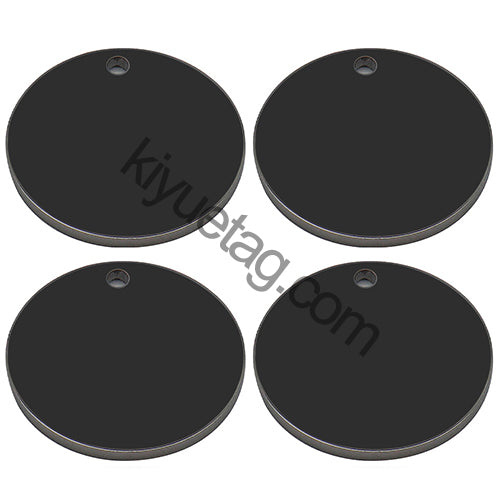 100pcs/Lot Stainless Steel Dog Id Tag Necklace Blank Round Plate Stamping Tags Custom Logo Charms Pet DIY Jewelry