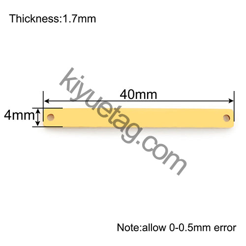 100Pcs Customized Pet Anti-lost Stainless steel Tag Personalized Engravable ID Plate Necklace Jewelry Pendants Souvenir