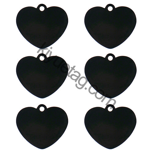 Wholesale 100 Pieces Heart ID Tag Personalized Engraving Custom Dog Identity Cat Lanyard Accessories Stainless Steel Pendant