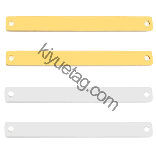100Pcs Customized Pet Anti-lost Stainless steel Tag Personalized Engravable ID Plate Necklace Jewelry Pendants Souvenir