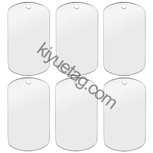 Wholesale 100PCS Stainless Steel Material Personalized Pet Dog ID Tag Cat Art Font Identity Double-Sided Mirror Effect