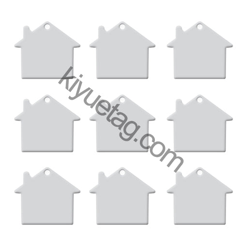 100Pcs/Set House Dog ID Tags Aluminum Pendant