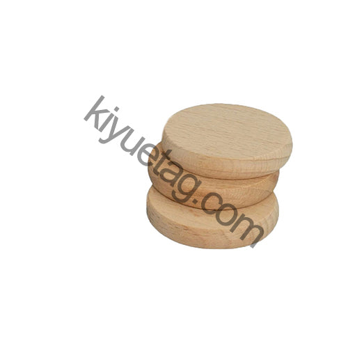 Wholesale 100/50Pcs Round Wood Keychain Blanks Keychain Key Ring Key Pendants Gifts