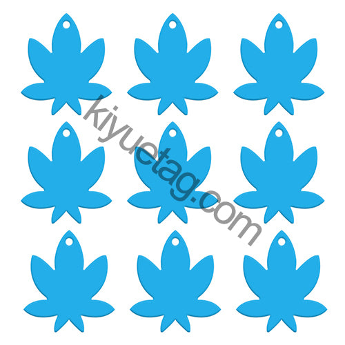 100Pcs/Set Maple Leaf Dog ID Tags Aluminum Pendant