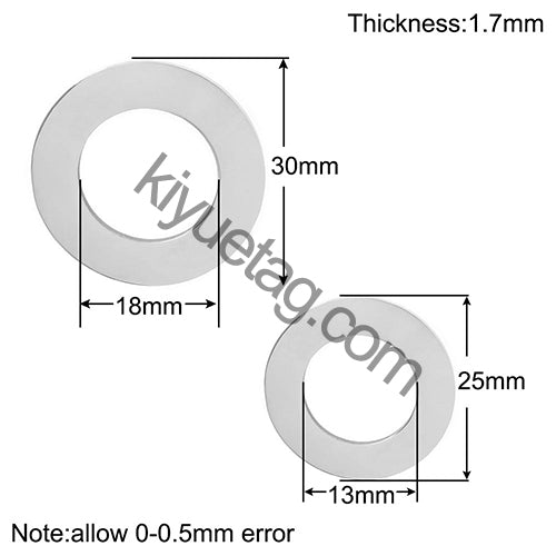 Custom 100Pcs Dog Plate Personalized Round Pet Id Cat Tag Glossy Stainless Steel Engraved Nameplate Collar Accessories