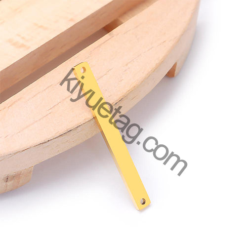 100Pcs Customized Pet Anti-lost Stainless steel Tag Personalized Engravable ID Plate Necklace Jewelry Pendants Souvenir