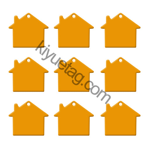 100Pcs/Set House Dog ID Tags Aluminum Pendant