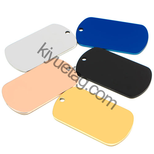 Wholesale 100PCS Stainless Steel Material Personalized Pet Dog ID Tag Cat Art Font Identity Double-Sided Mirror Effect