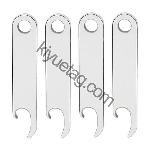 100Pcs Pet Dog Stainless Steel Rectangle Metal Blank Tag Memorial Pendant Necklace Jewelry Makings