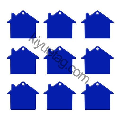 100Pcs/Set House Dog ID Tags Aluminum Pendant