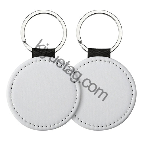 Wholesale 100 50 20PCS Sublimation PU Blanks Tag Dog Tag For Diy Keychain