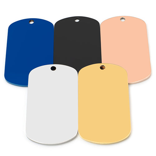 Wholesale 100PCS Stainless Steel Material Personalized Pet Dog ID Tag Cat Art Font Identity Double-Sided Mirror Effect