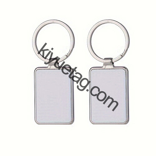 Wholesale 100 50 20PCS Sublimation Blanks Tag Metal Heart DIY Dog Tag For Christmas Keychain
