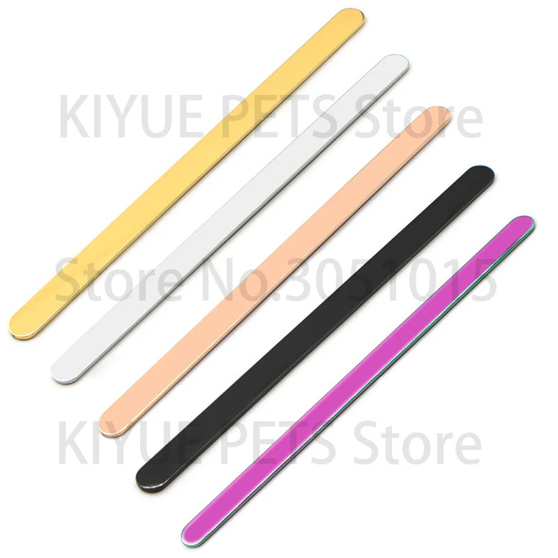 Wholesale 100Pcs 3/6/9mm 160mm Open Cuff Bangle Mirror Polishe Stainless Steel Rectangle CustomizedStrips Name ID Tag Accessorie