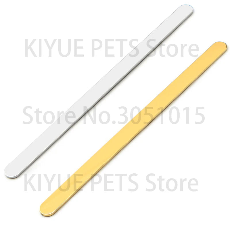 Wholesale 100Pcs 3/6/9mm 160mm Open Cuff Bangle Mirror Polishe Stainless Steel Rectangle CustomizedStrips Name ID Tag Accessorie