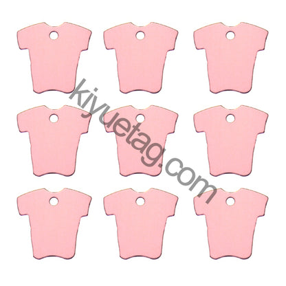 100Pcs/Set Cloth Dog ID Tags Aluminum Pendant