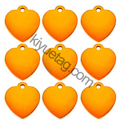100Pcs/Set Love Dog ID Tags Aluminum Pendant