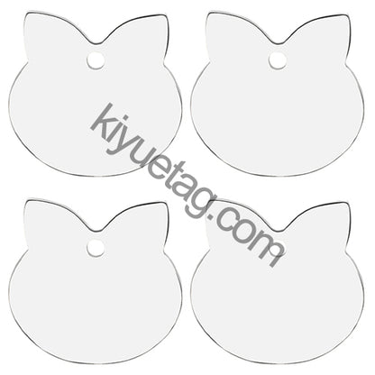 Wholesale 100pcs Personalized Dog Tag Pet ID Name Blank Customized Cat Puppy  Stainless Steel Collar Pet Accessorie Dropshipping