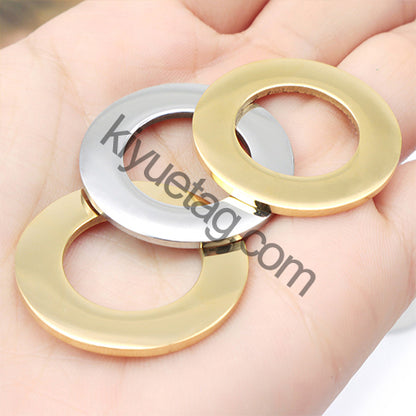 Custom 100Pcs Dog Plate Personalized Round Pet Id Cat Tag Glossy Stainless Steel Engraved Nameplate Collar Accessories