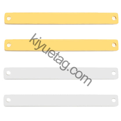 100Pcs Customized Pet Anti-lost Stainless steel Tag Personalized Engravable ID Plate  Necklace Jewelry Pendants Souvenir