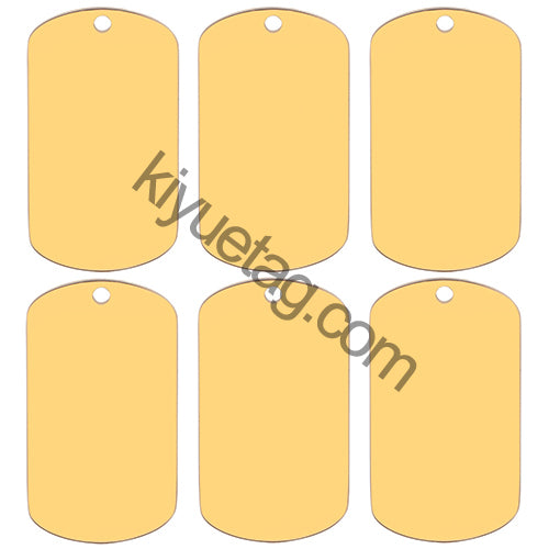 Wholesale 100PCS Stainless Steel Material Personalized Pet Dog ID Tag Cat Art Font Identity Double-Sided Mirror Effect