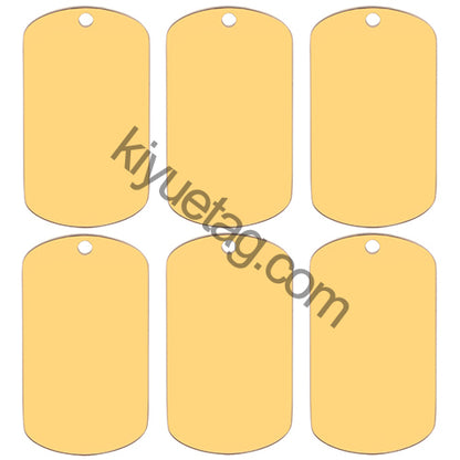 Wholesale 100PCS Stainless Steel Material Personalized Pet Dog ID Tag Cat Art Font Identity Double-Sided Mirror Effect