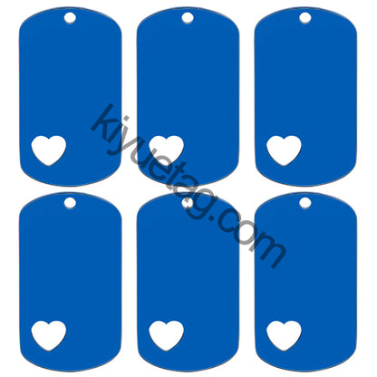 Wholesale 100pcs Military Army Tactical Engraving Name Dog ID Tags Cards Pendant Man Necklace Stainless Steel Fashion Keychain