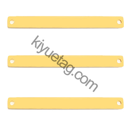 100Pcs Customized Pet Anti-lost Stainless steel Tag Personalized Engravable ID Plate  Necklace Jewelry Pendants Souvenir