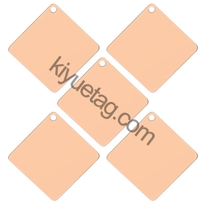Wholesale 100Pcs Stainless Steel NamePlate Military Pet Square Pendant Tag For Man DIY Charm Jewelry Findings Dog ID